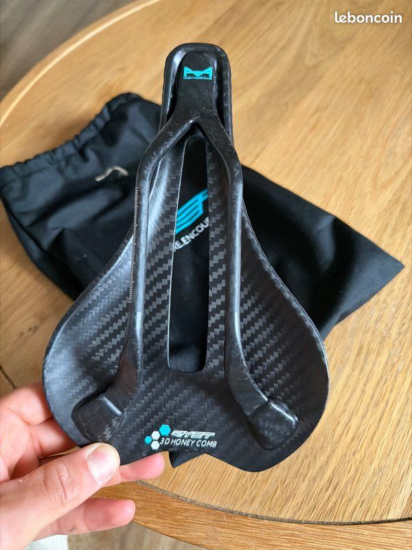 WEST BIKING Selle en fibre de carbone imprimée en 3D pour vélo de route, selle l