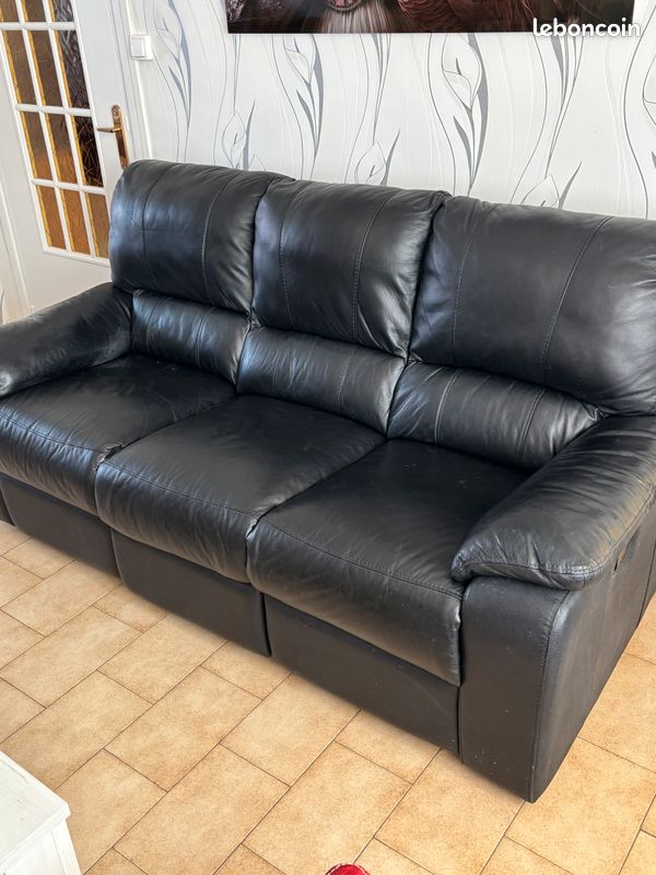 Canapé cuir (image 4)