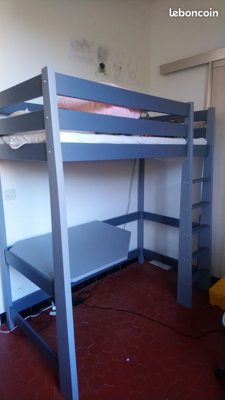 Lit mezzanine spécial petite chambre - Lit 170cm (image 2)
