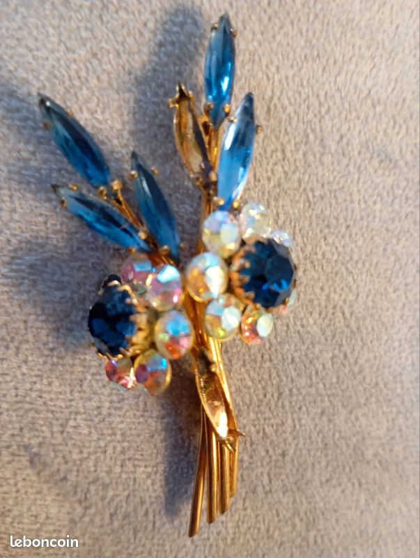 Broche Ancienne Vintage - Modèle N78 - Bijou De Collection Ou à Porter - Occasion