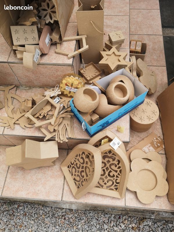 Lot bricolage cartonné a décorer (image 3)