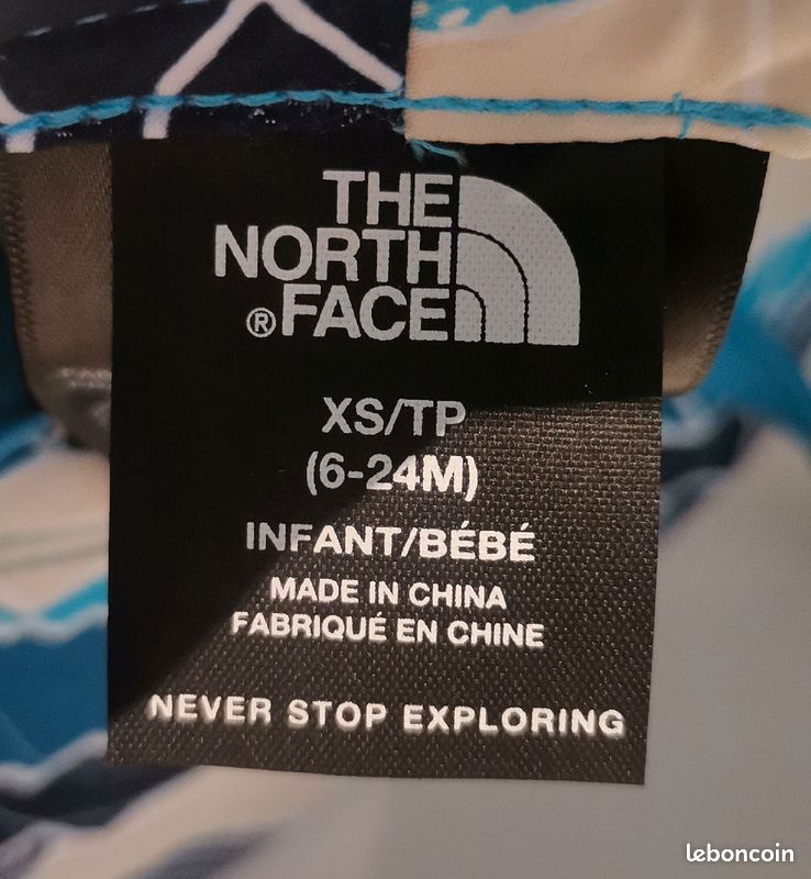 Casquette neuve enfant cache-nuque The North Face taille XS (image 8)