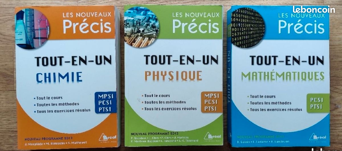 Livres classe prépa CPGE PCSI MPSI PTSI (image 1)