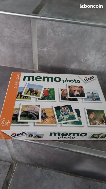 Jeu De Mémoire Pour Les Enfants, Cartes Avec Des Animaux destiné Jeux