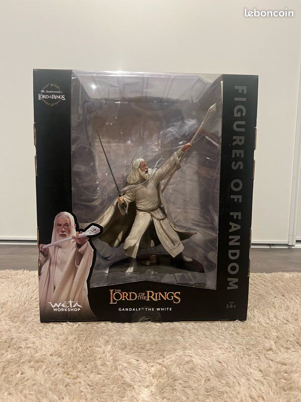 Weta Workshop Figura Gandalf El Blanco – Lord Of The Rings, Estatua De PVC De 23 Cm Para Coleccionistas