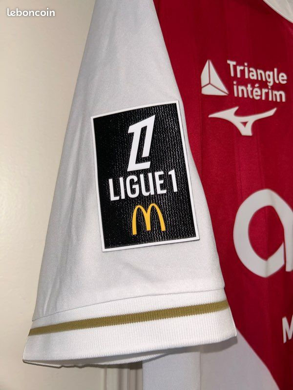 Maillot d' entrainement de l' AS Monaco signé par George Weah et encadré | LCS