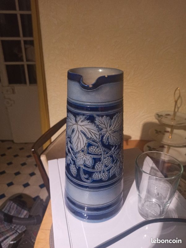 Pichet à bière (Magnifique pot en grès d'Alsace) (image 3)