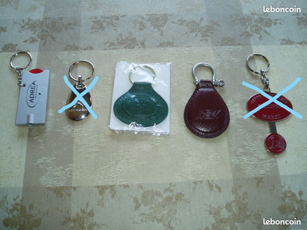 Porte clé jeton caddy lampe publicitaire (image 1)