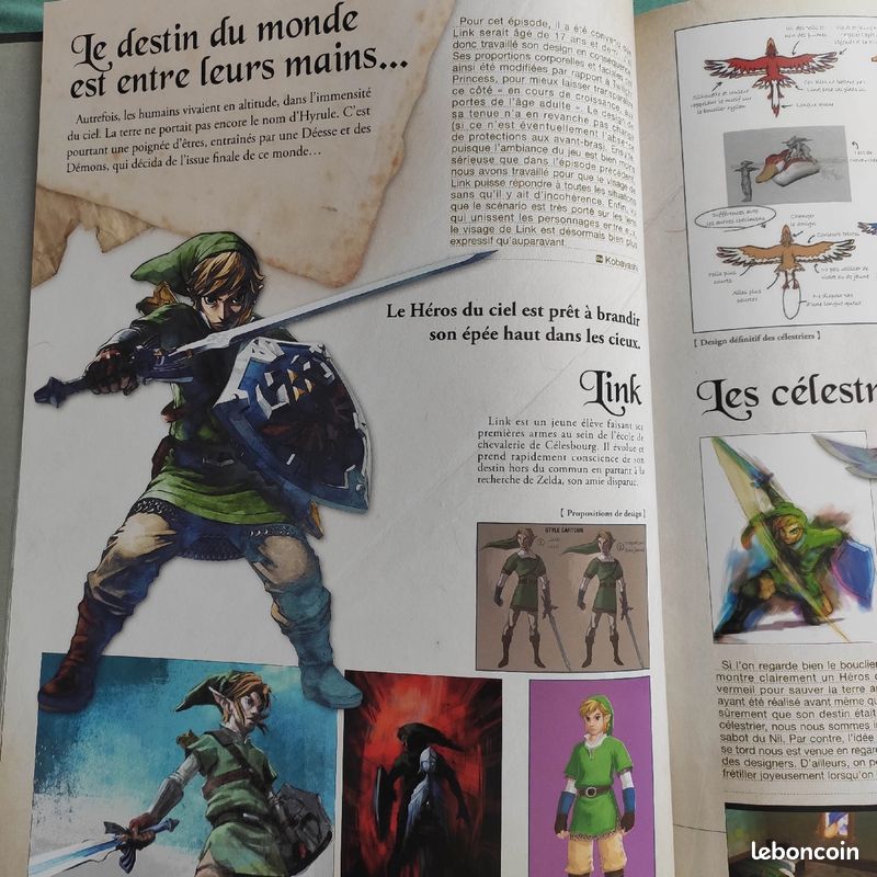 ZELDA HYRULE HISTORIA beau livre collection (image 8)