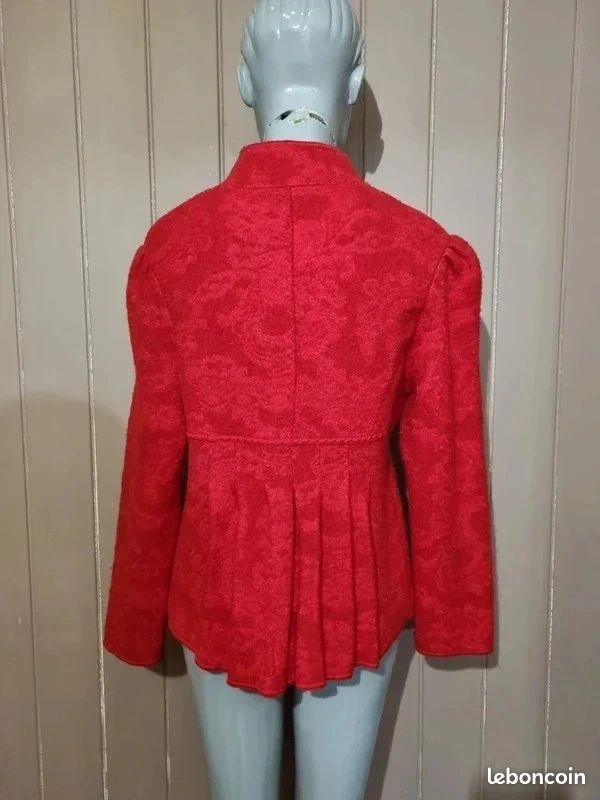 Veste rouge Didier Parakian (image 9)