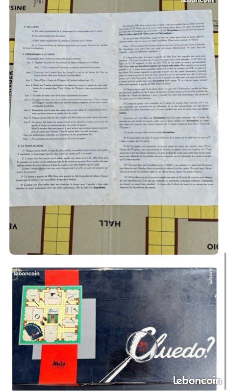 CLUEDO 1970 / MIRO / Complet (image 4)