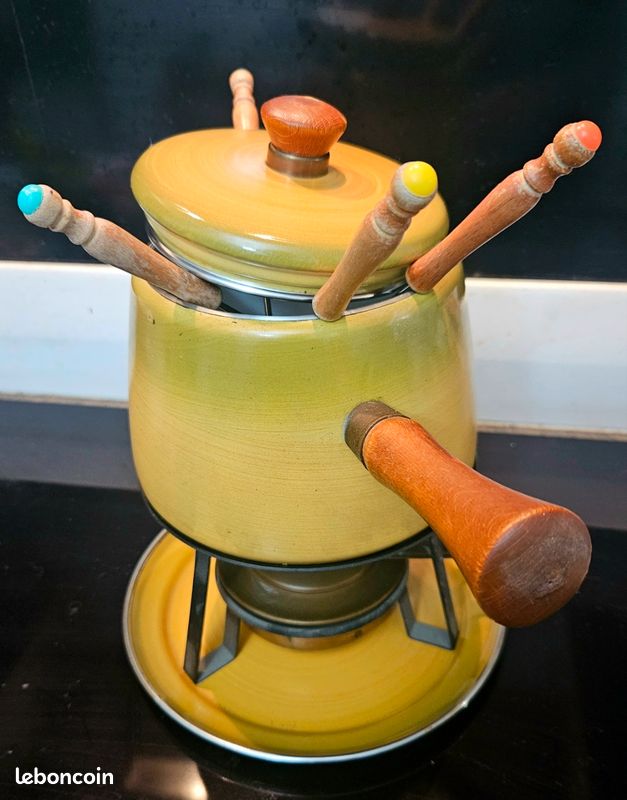 Service à fondue vintage des années 1970, France - France
