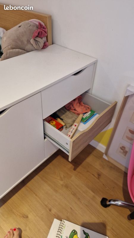 Meuble bas blanc très bon état (image 3)