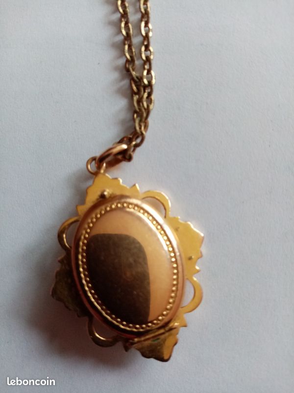 Collier avec superbe médaillon vintage (image 4)