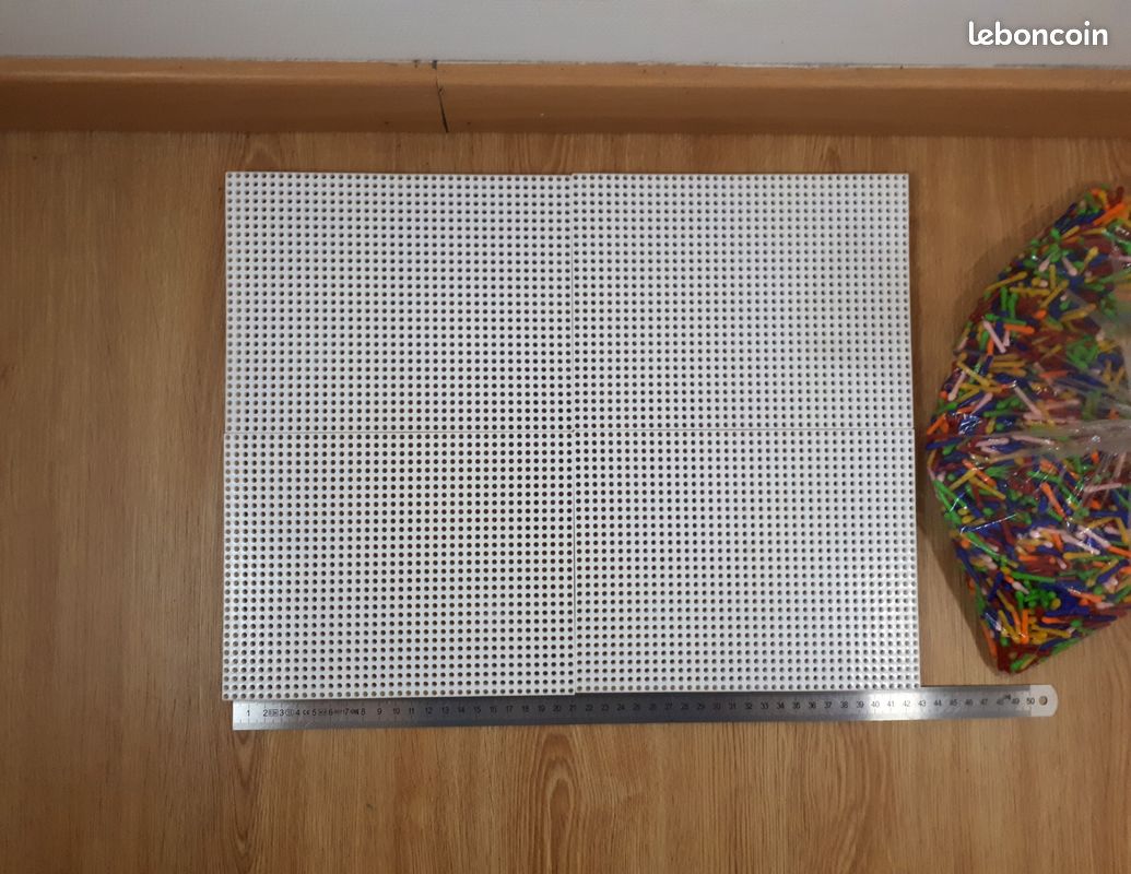 Jeu de mosaique puzzle 4 grilles avec picots 5 modèles (image 4)