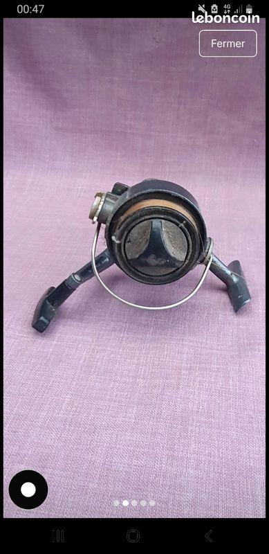 Moulinet de pêche vintage Compac Daytona fabriqué au Japon