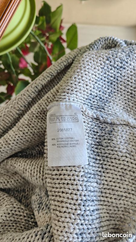 Pull en maille rayures pastels - 38/M (image 5)