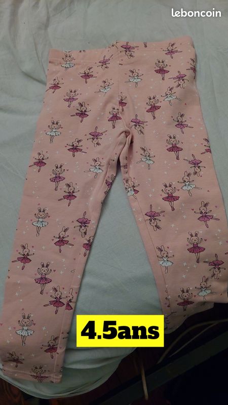 Legging long imprimé fille marine | GEMO
