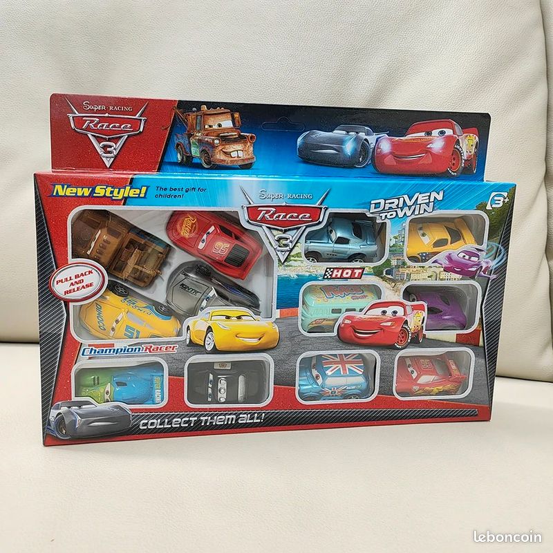 Set De 4 Mini Voitures Flash En Métal – Jouets Rétro-friction – Cadeau Anniversaire Pour Garçons – Dès 3 Ans