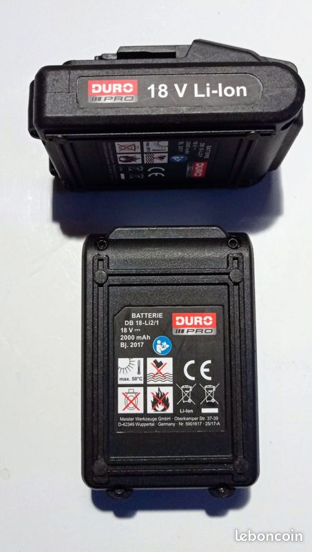 Recherche batteries DURO perceuse visseuse (image 1)