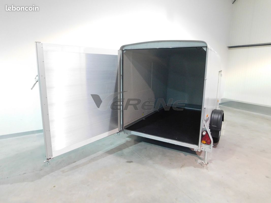 Remorque fourgon DEBON CARGO 1300 BLANCHE (à partir de 127 TTC/mois) (image 5)