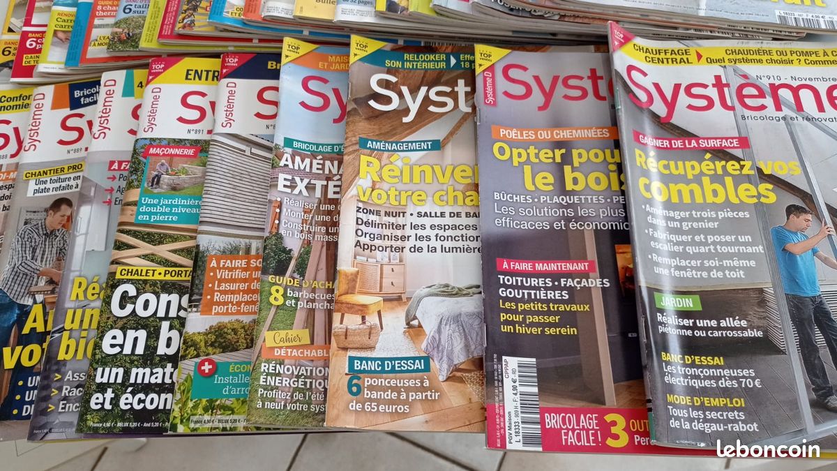 Lot de 42 magazines Système D (image 2)