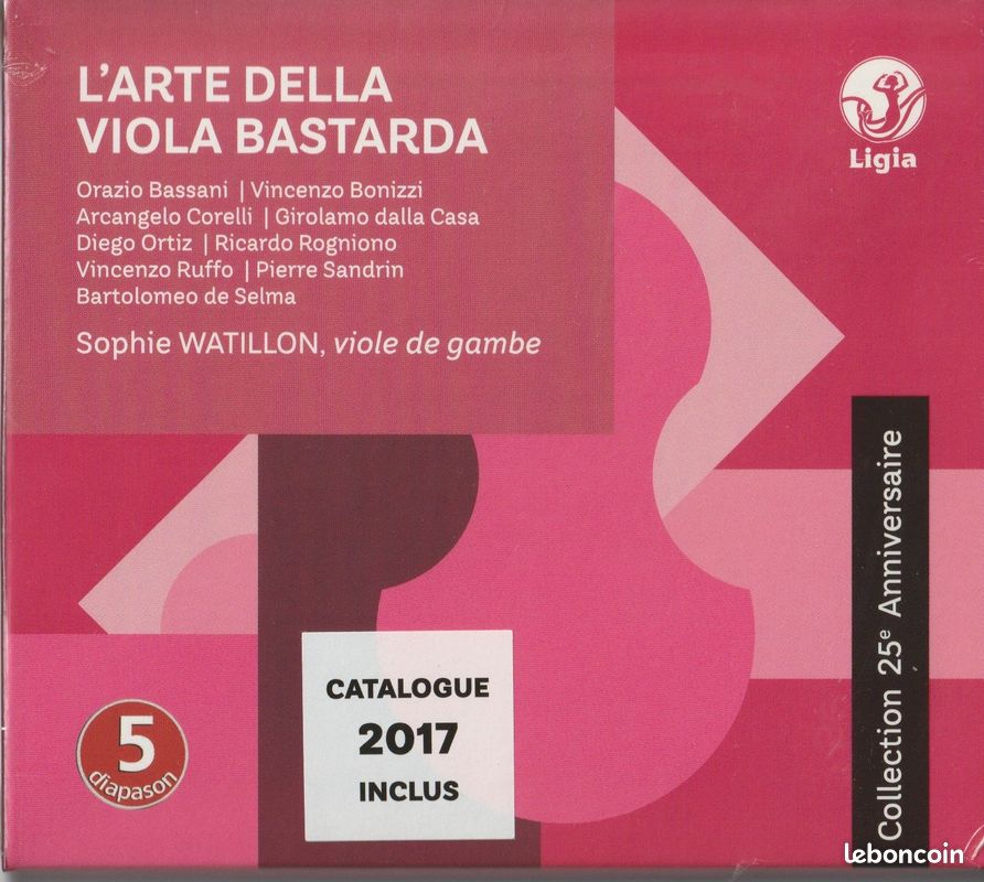 L'ARTE DELLA VIOLA BASTARDE. Sophie WATILLON, viole de gambe (image 1)
