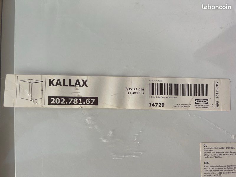 Bloc porte IKEA Kallax neuf (image 3)