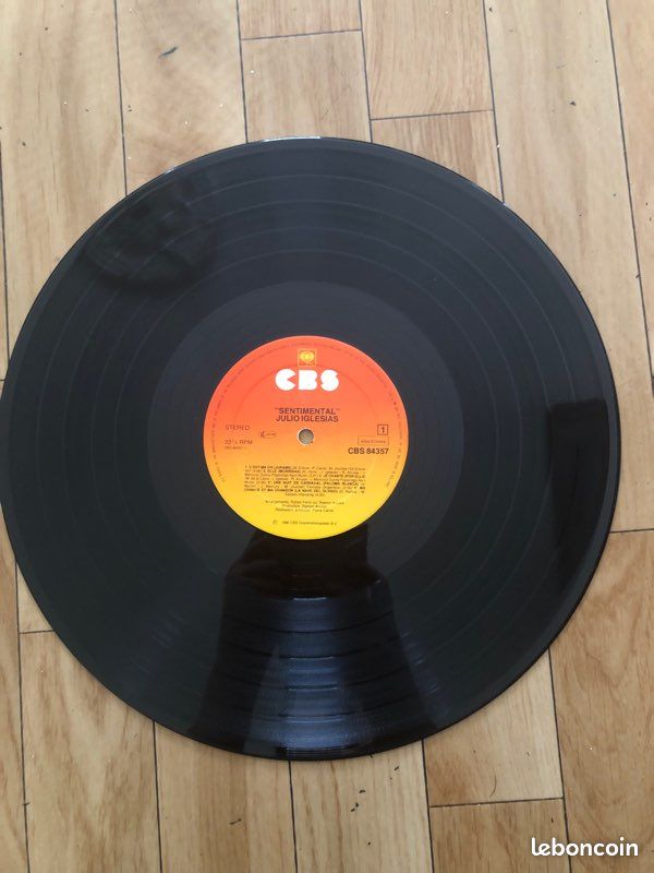 Vinyle Julio Iglesias sentimental (image 5)