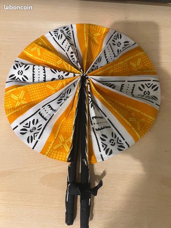Eventail wax pagne African (image 16)