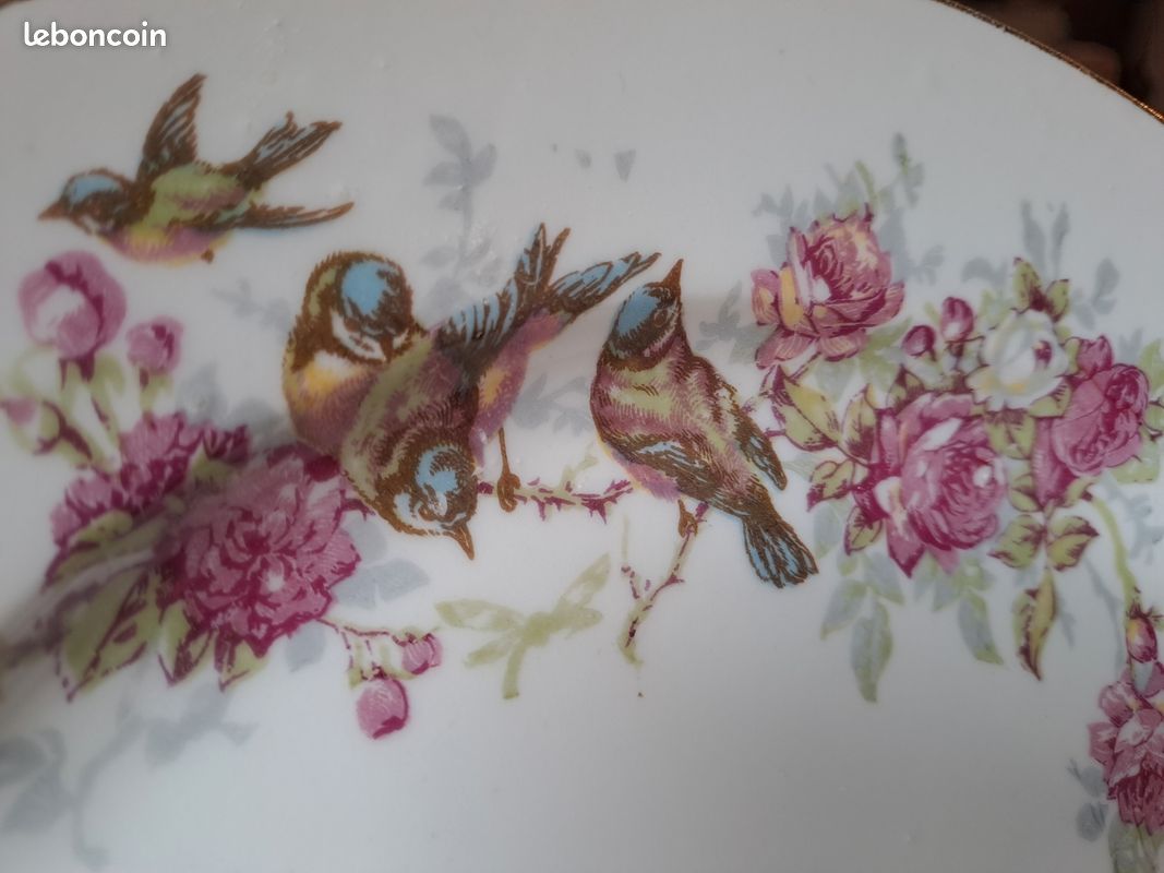 Lot de 6 assiettes limoge BRP (image 2)