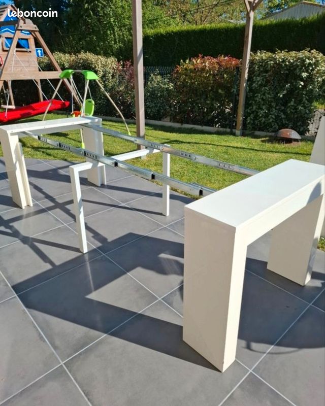 Table extensible 12 places blanche (image 4)