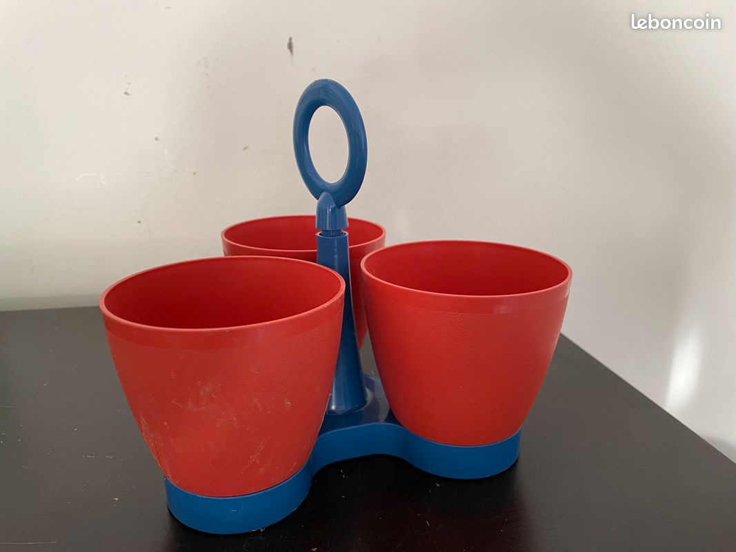 Serviteur apéro en plastique vintage Tupperware