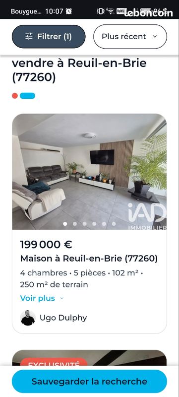 Maison 5 pièces 102 m² · à Reuil-en-Brie · 102 m² · 192 000 €