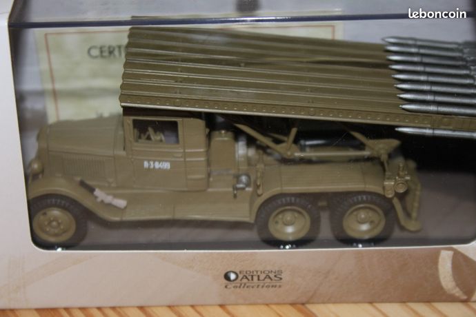 Miniature Atlas 1/43 – ZIS-6 BM-13 Katioucha – Véhicule Militaire, Neuve En Boîte