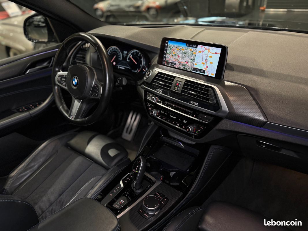 BMW X4 (G02) 20D M Sport 190 CH BVA8 XDrive 4WD Clim Auto GPS CarPlay Tete Haute 2020 (image 8)