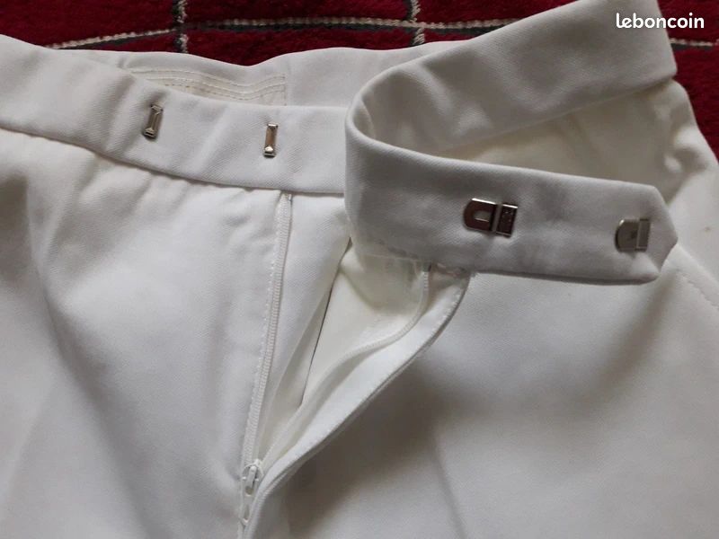 Short neuf Adidas Ventex 80'S vintage Blanc ATP Tennis Homme Made France T 36 (image 3)