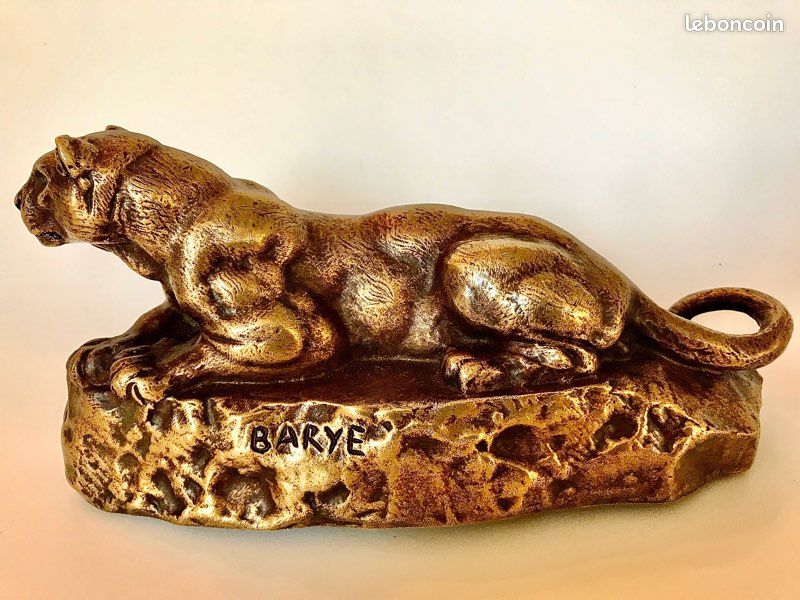 Barye Panthere de Tunis bronze (image 1)