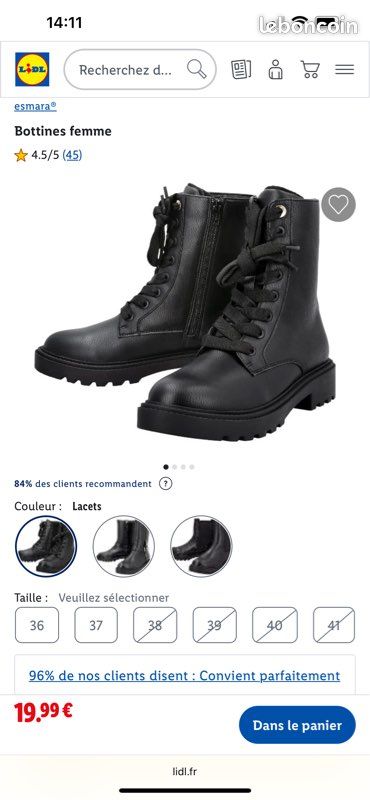 Bottines ESMARA LIDL T40 (image 7)
