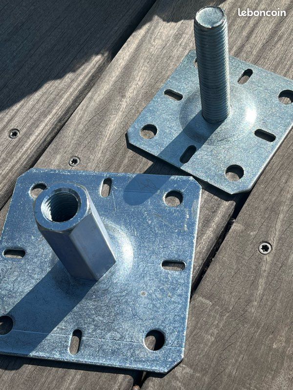 Pieds de poteau pergola réglables (image 3)