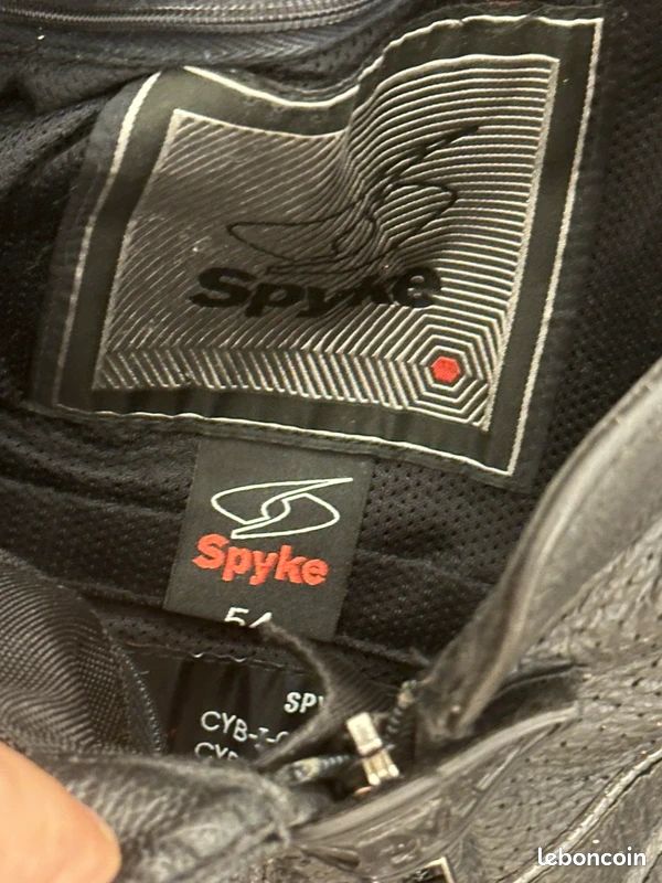 Combinaison moto piste cuir Spyke T54/xl (image 3)