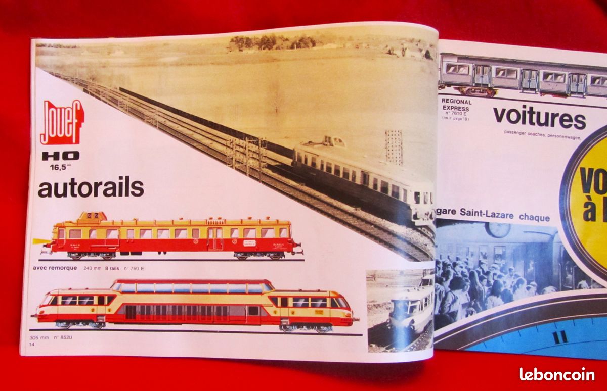 Poster Jouef – Train 922 VIC, Transport Ferroviaire, Vintage, Neuf Sous Blister