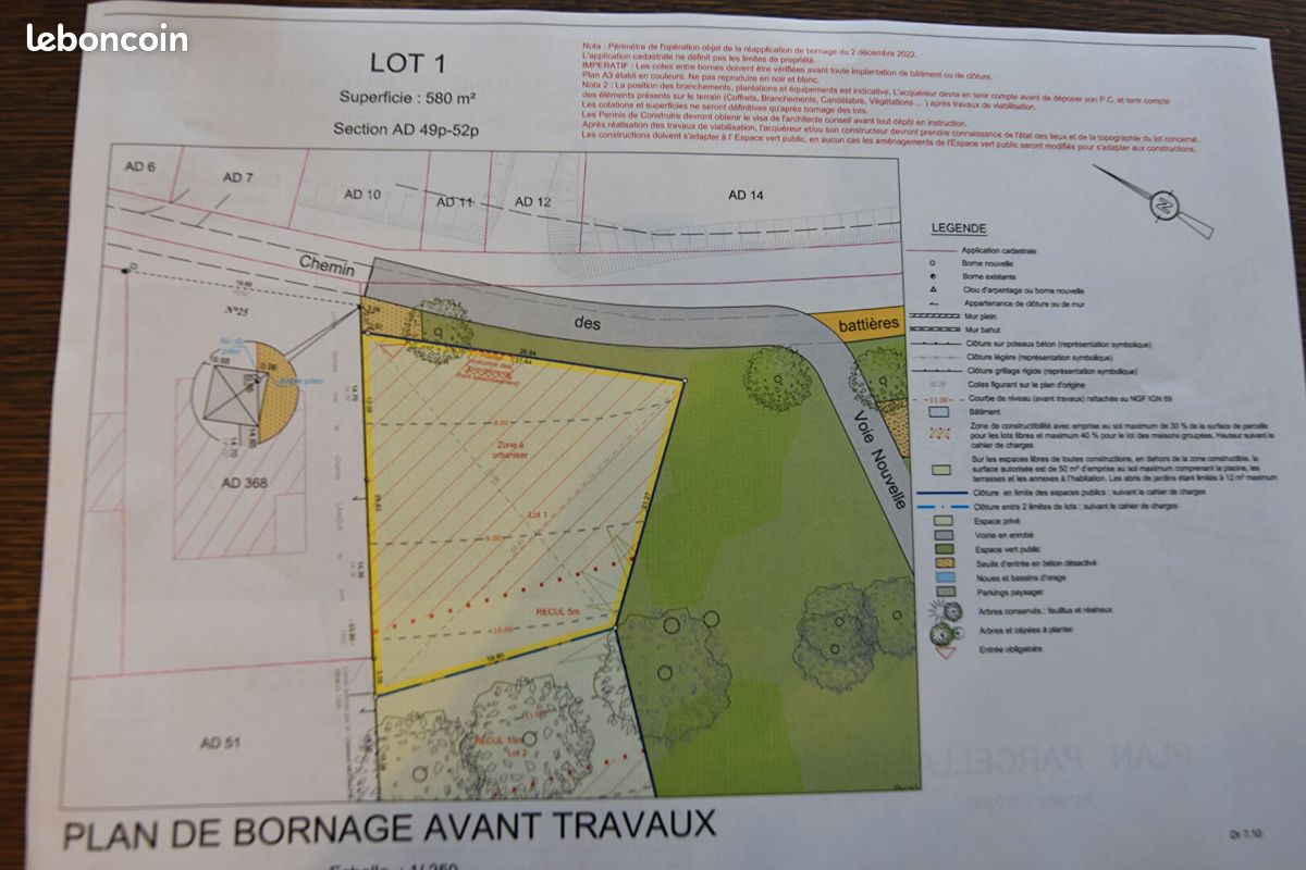Terrain 580 m² VAUX SUR MER (image 3)