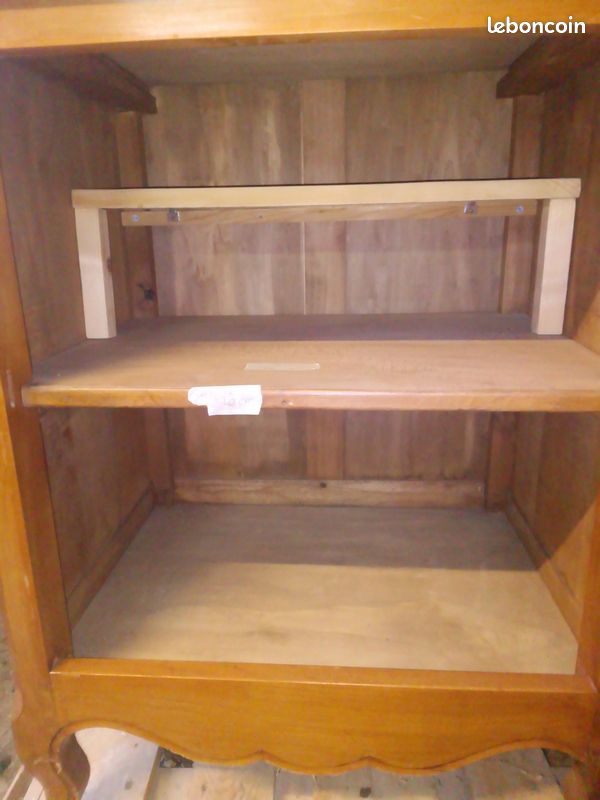 Meuble merisier 1 porte et un tiroir (image 4)