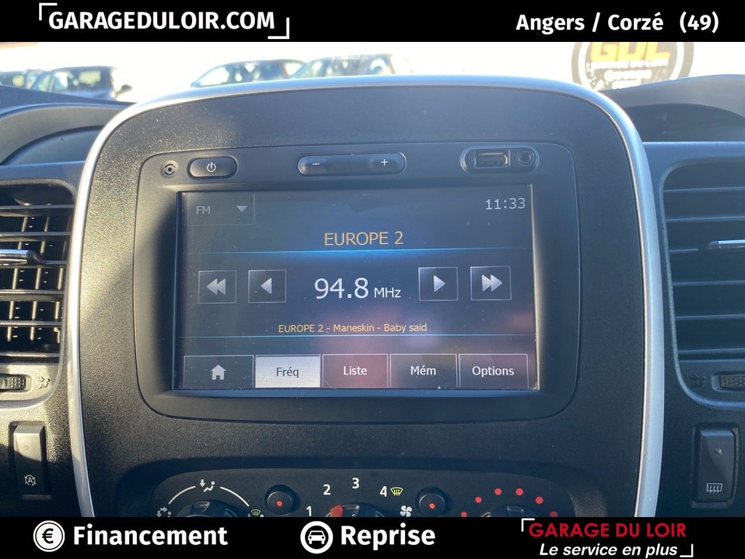 Navigation Caméra de recul Opel Vivaro et Renault Trafic. autoradio 9