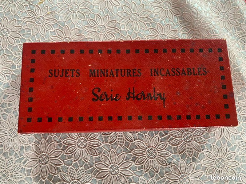RARE ! BOITE de sujets incassables N° 11 HORNBY O état neuf en boite d