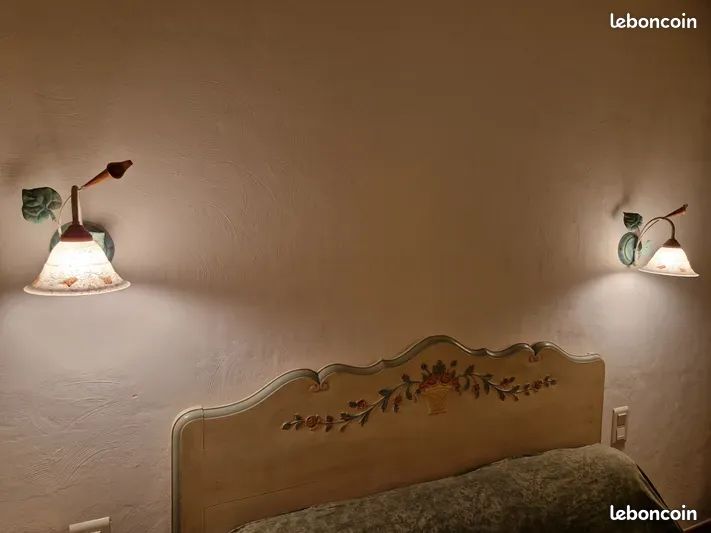 Chambre à coucher artisanale en bois adulte complète (image 10)
