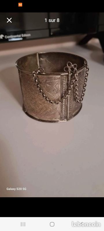 Ancien Bracelet de pieds kabyle (image 1)