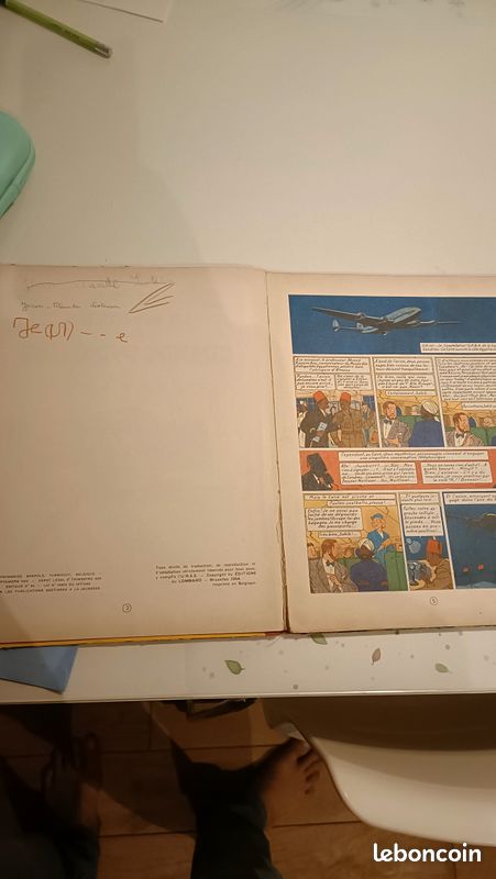 Bd collection blake et mortimer la marque jaune 1959 (image 3)