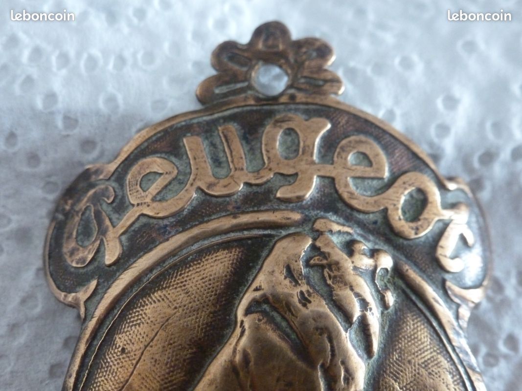 Plaque de cadre de vélo ancien - Collection